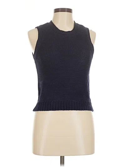 Pre-owned Marled By Reunited Sweater Vest In Blue