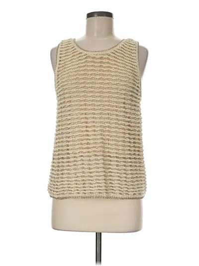 Pre-owned Marled By Reunited Sweater Vest In Gold