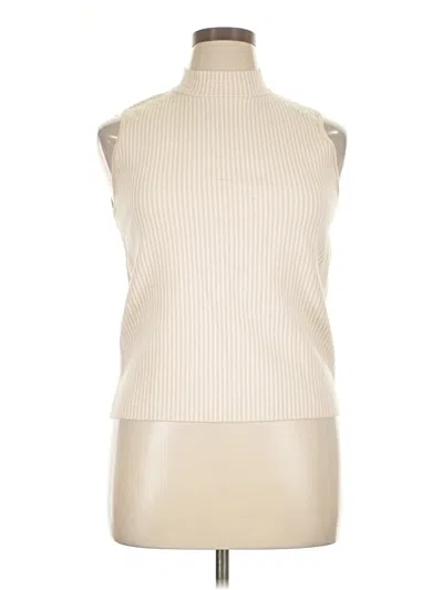 Pre-owned Marled By Reunited Sweater Vest In Ivory