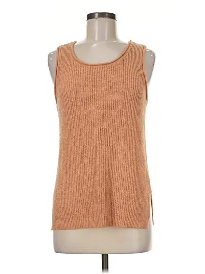 Pre-owned Marled By Reunited Sweater Vest In Orange