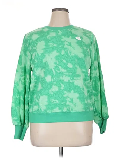 Marled By Reunited Sweatshirt In Green