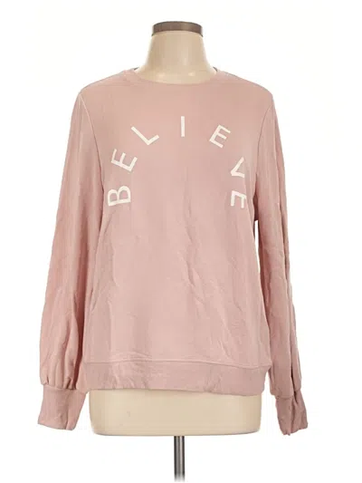 Pre-owned Marled By Reunited Sweatshirt In Pink
