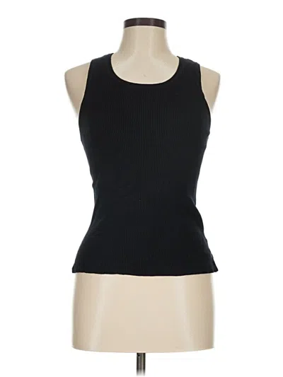 Pre-owned Marled By Reunited Tank Top Black Halter Neckline Tops