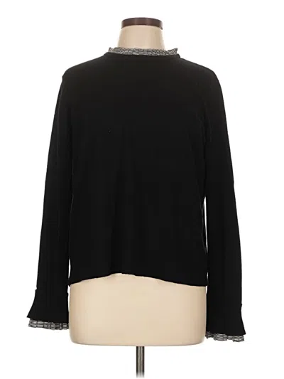 Pre-owned Marled By Reunited Turtleneck Sweater In Black