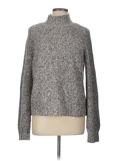 Pre-owned Marled By Reunited Turtleneck Sweater In Gray