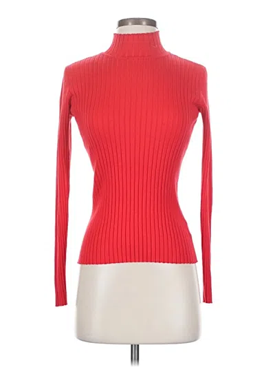 Pre-owned Marled By Reunited Turtleneck Sweater In Red