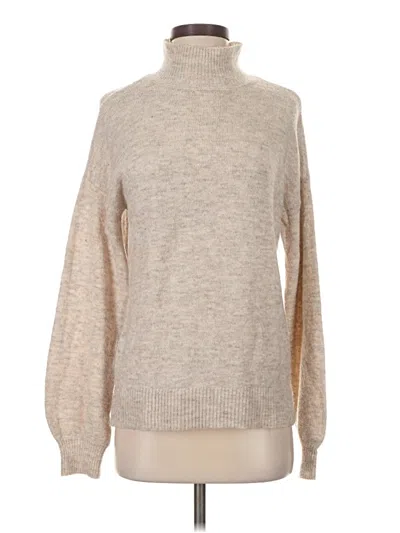 Pre-owned Marled By Reunited Turtleneck Sweater In Tan