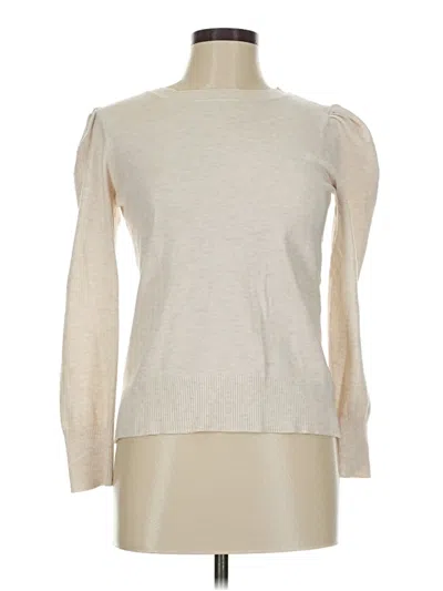 Pre-owned Marled By Reunited Turtleneck Sweater In White