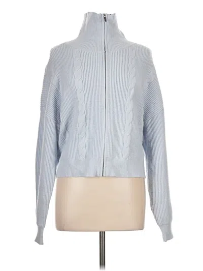 Pre-owned Marled Cardigan Sweater In Blue