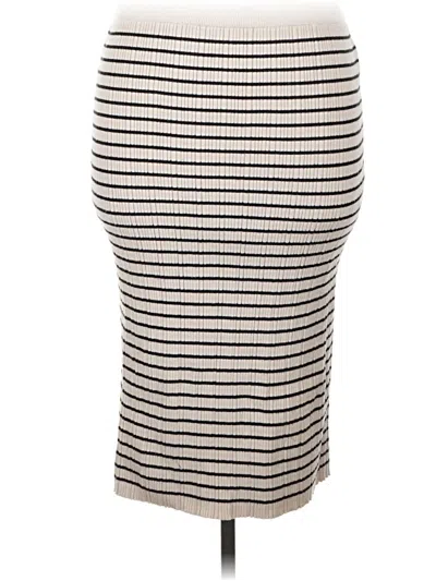 Pre-owned Marled Casual Skirt In Ivory