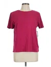 Marled Essentials Active T-shirt In Burgundy