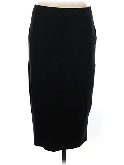 Pre-owned Marled Formal Skirt In Black