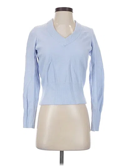 Pre-owned Marled Pullover Sweater In Blue