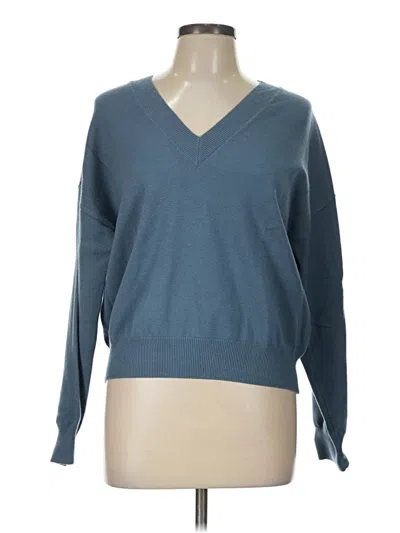 Pre-owned Marled Pullover Sweater In Blue