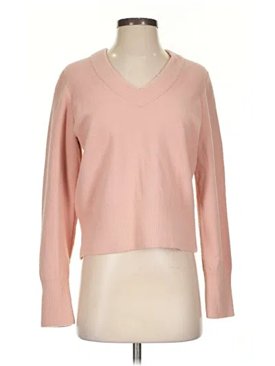 Pre-owned Marled Pullover Sweater In Orange