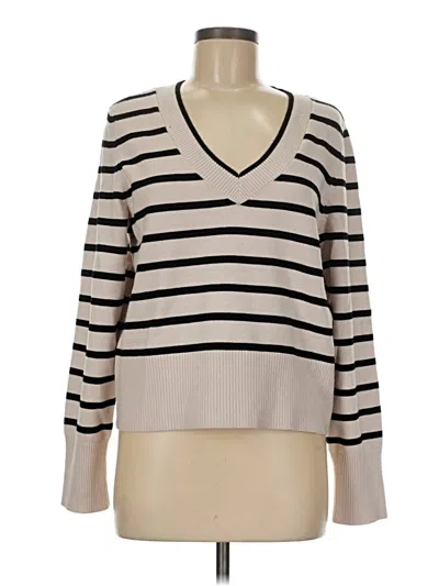 Pre-owned Marled Pullover Sweater In Tan