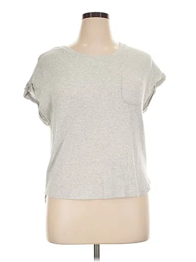 Pre-owned Marled Short Sleeve T-shirt In Gray