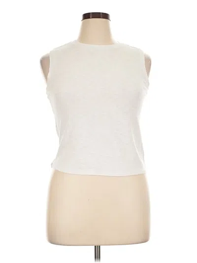 Pre-owned Marled Sleeveless T-shirt In Ivory