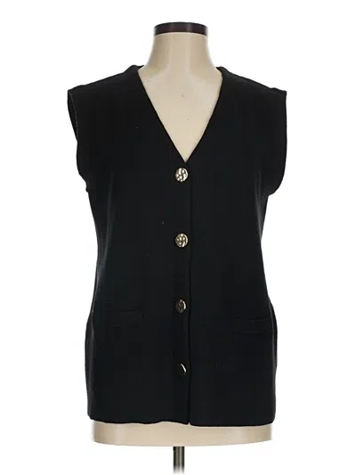 Pre-owned Marled Sweater Vest In Black