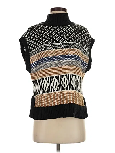 Pre-owned Marled Sweater Vest In Black
