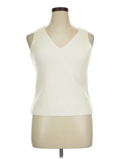 Pre-owned Marled Sweater Vest In Ivory