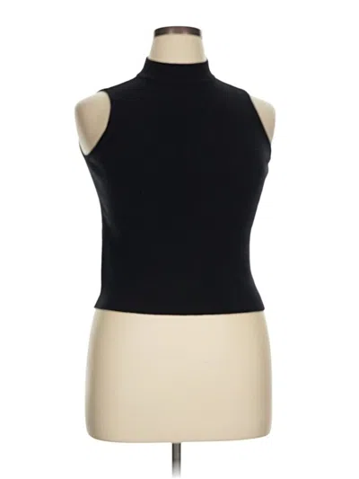 Pre-owned Marled Turtleneck Sweater In Black