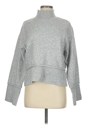 Pre-owned Marled Turtleneck Sweater In Gray