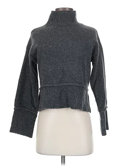 Pre-owned Marled Turtleneck Sweater In Gray
