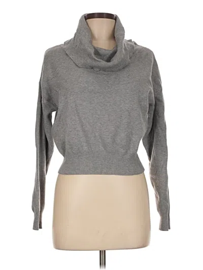 Pre-owned Marled Turtleneck Sweater In Gray