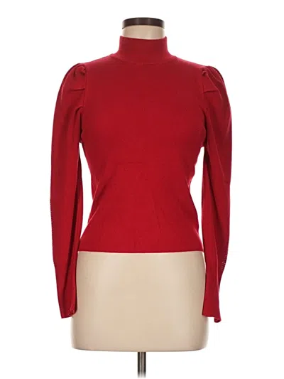Pre-owned Marled Turtleneck Sweater In Red