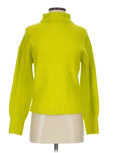 Pre-owned Marled Turtleneck Sweater In Yellow