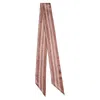 Marlei Women's Brown / Red Palma Silk Headband In Brown