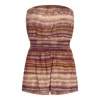 Marlei Women's Red / Brown Rae Romper In Multi