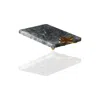 Marleth Black / Grey Grey Marble Rectangular Serving Board With Gold Bow Detail