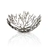 Marleth Black Large Brass Branch Bowl In Dark Finish