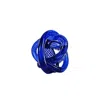 Marleth Blue Cobalt Loop Hand-blown Glass Sculpture