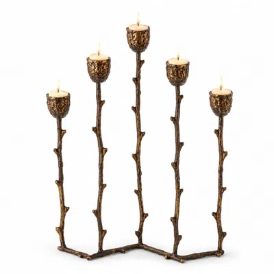 Marleth Brown Branch Candelabra Five Arm