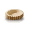 Marleth Brown Travertine Wall Tray – Hand-carved Textured Stone Centerpiece