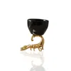 Marleth Gold / Black Scorpion Black Marble Mini Bowl