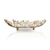Marleth Gold Brass Branch Bowl With Rounded Feet