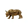 Marleth Gold-plated Rhino Sculpture