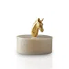 Marleth Gold / White Golden Horse Marble Storage Box