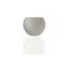 Marleth Murano Colored Glass Sphere Vase With Honeycomb Detail – Frosted White
