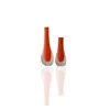Marleth Set Of Two Murano Colored Glass Vases – Flame Teardrop Core