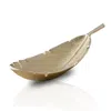 Marleth Silver Brass Leaf-shaped Serving Dish