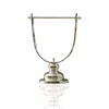 Marleth Silver Brass Towel Holder – Countertop Display With Arched Frame