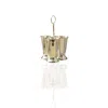 Marleth Silver Triple Cup Cutlery Holder