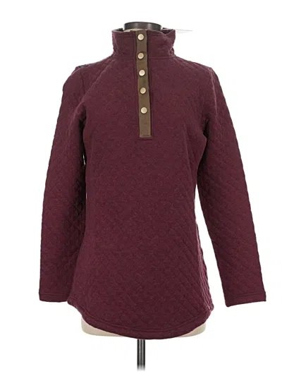Pre-owned Marleylilly Fleece Jacket In Burgundy