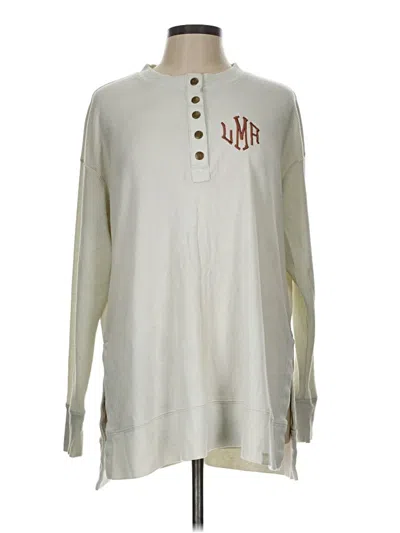 Pre-owned Marleylilly Long Sleeve Blouse In White
