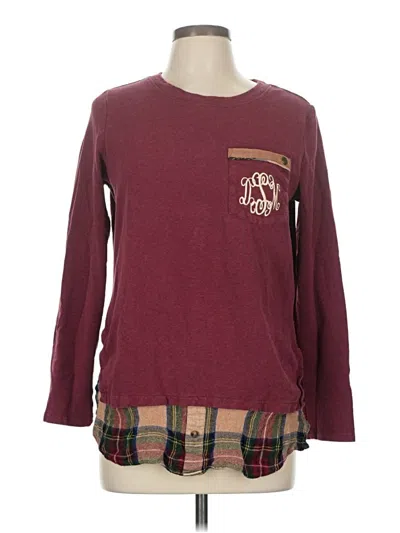 Pre-owned Marleylilly Pullover Sweater In Burgundy